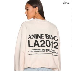 Anine Bing Jaci LA 2012 Sweatshirt XS